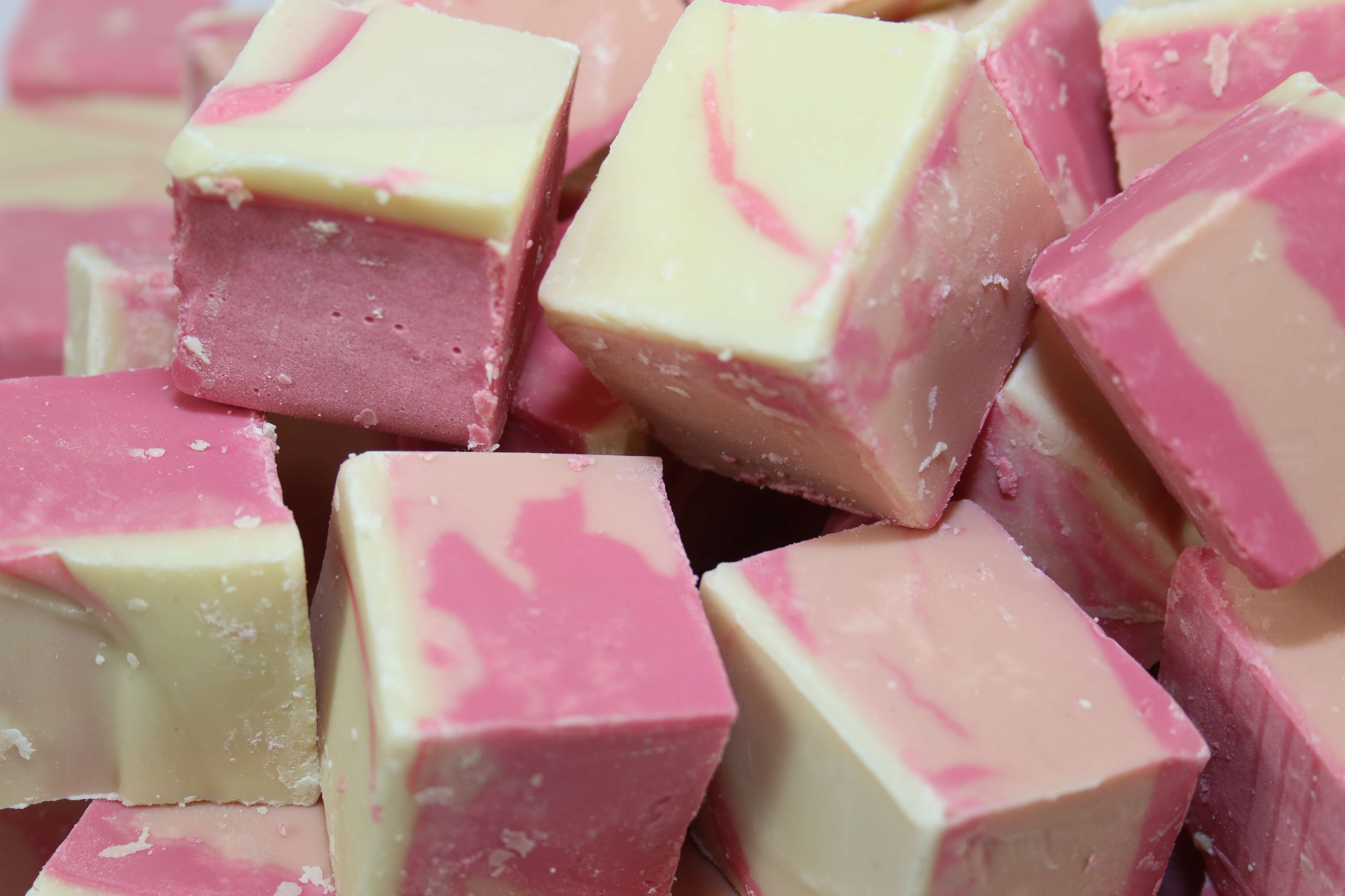 Strawberry Champagne Fudge