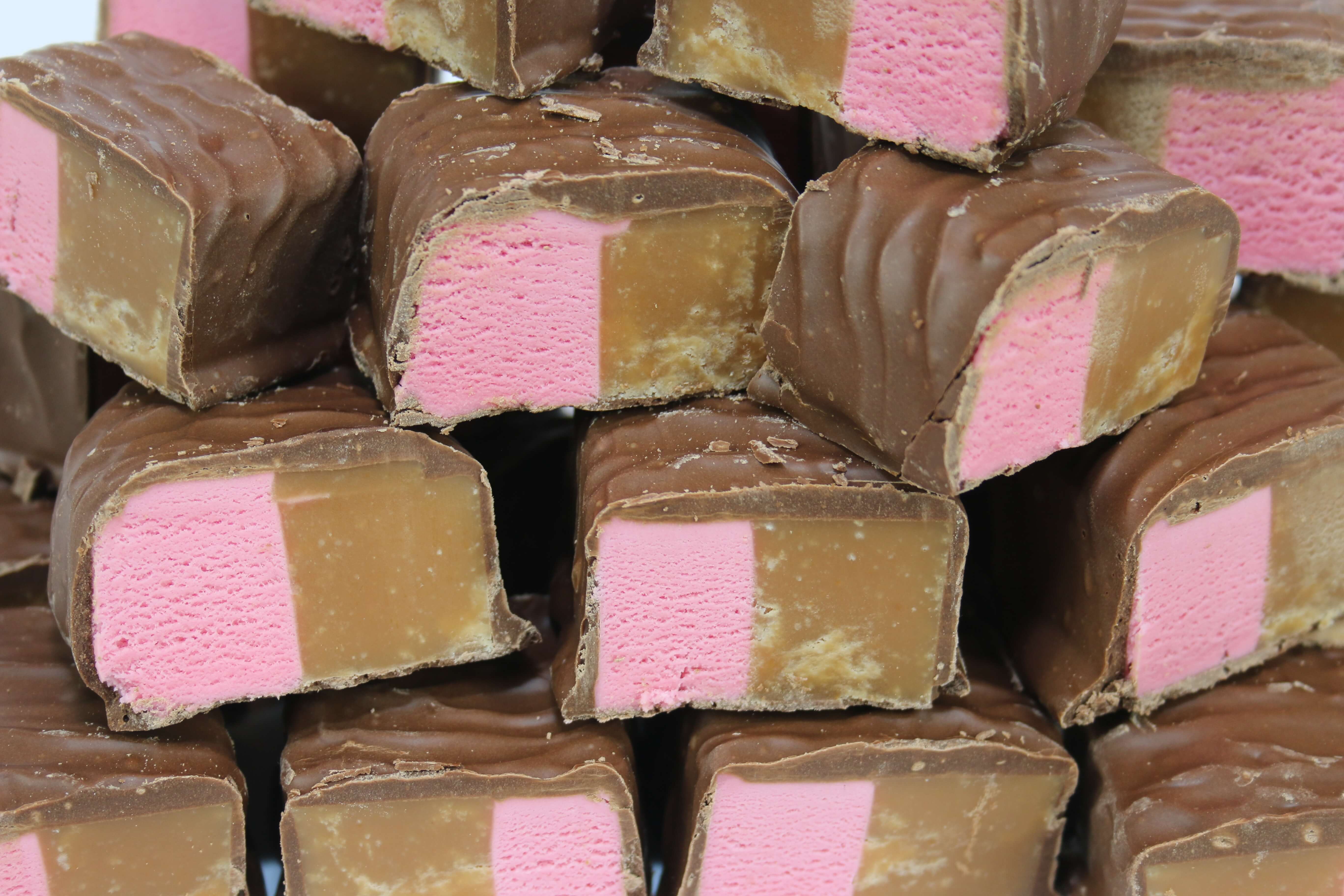 Strawberry Soft Nougat Slice