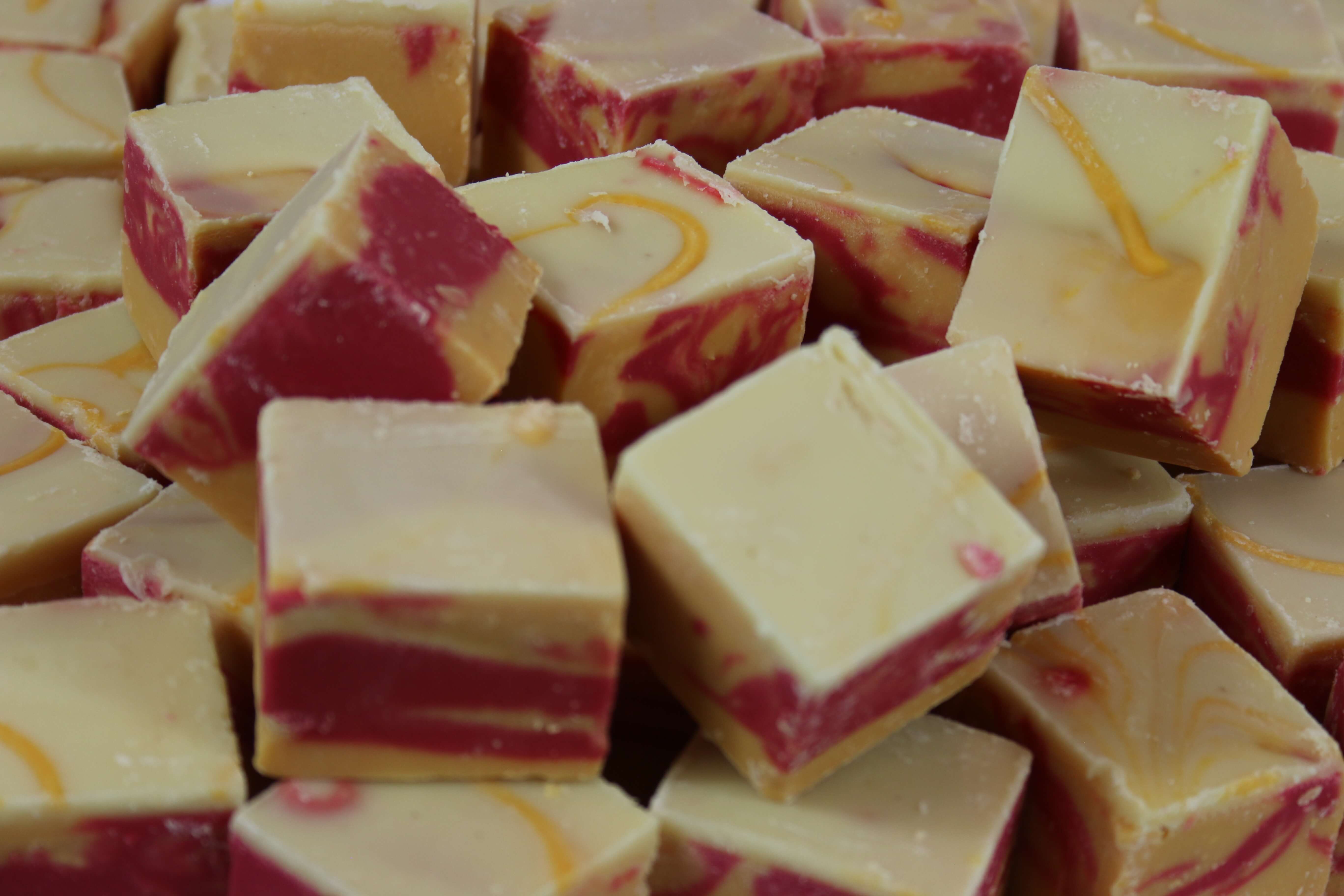 Peach Melba Fudge