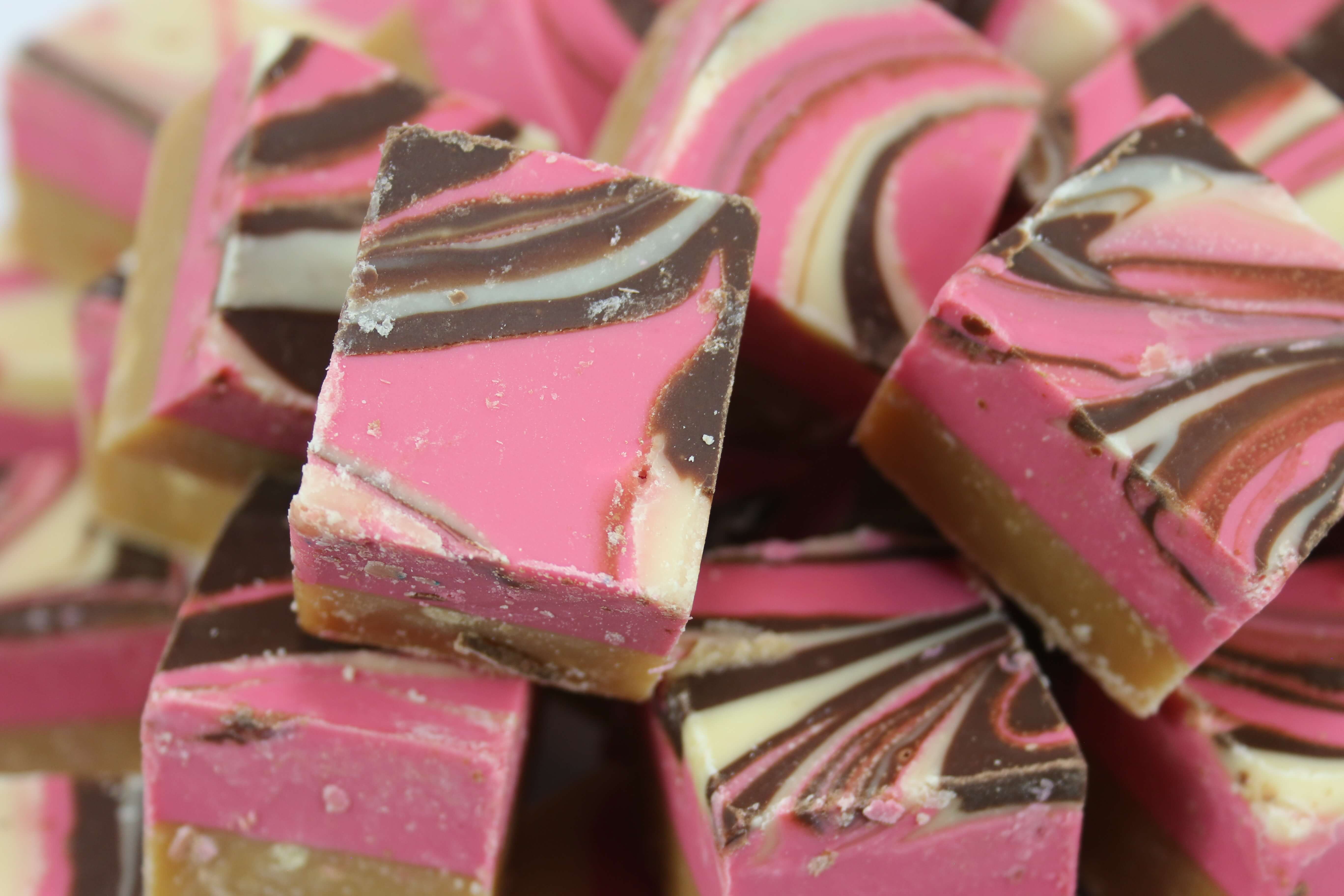 Strawberry Cheesecake Fudge